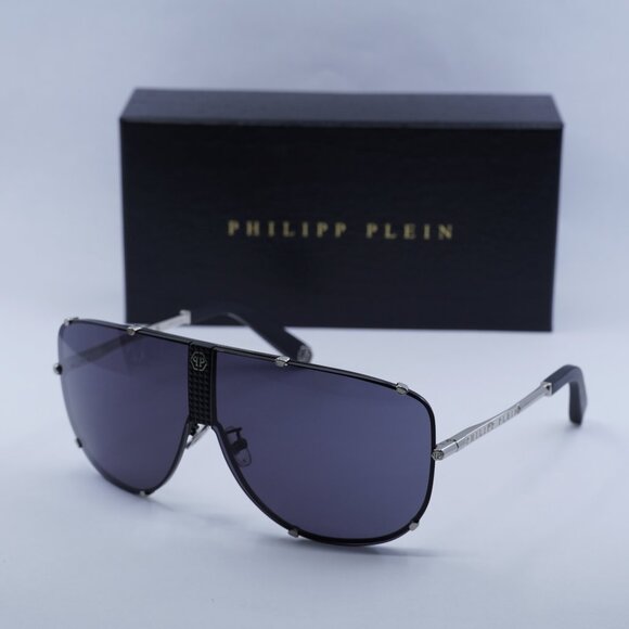 Final Price! Philipp Plein SPP075M 0K07 Silver/Grey Sunglasses - Picture 1 of 10